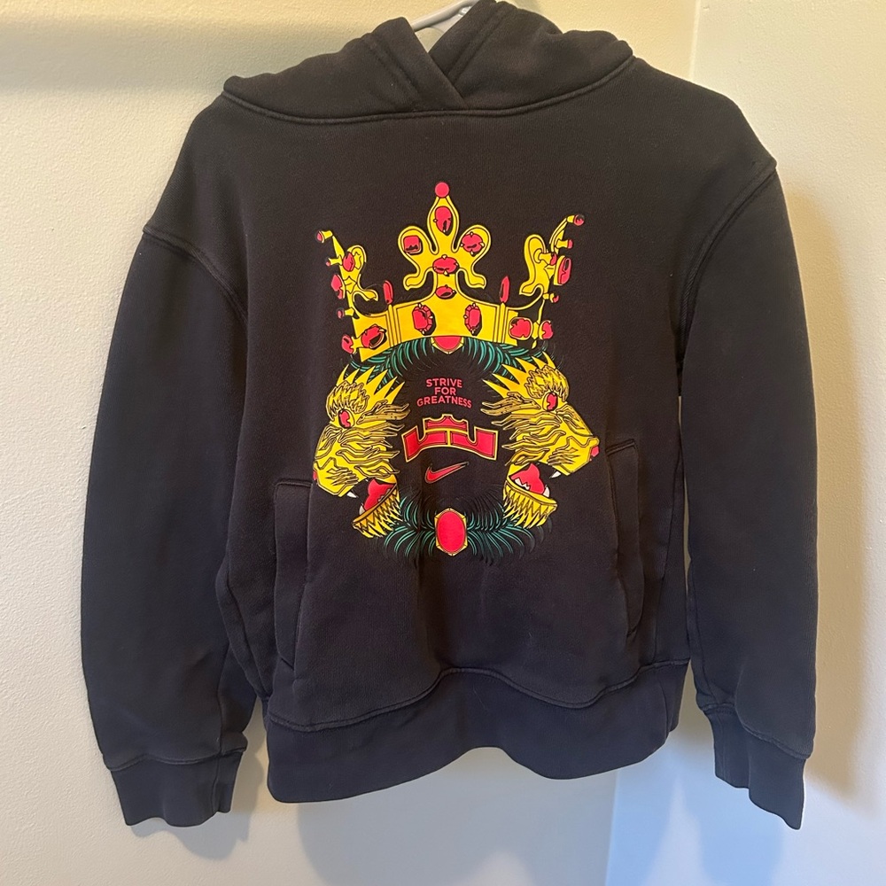 Nike LeBron James Crown Lion Hoodies kids xs